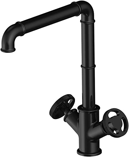 Grifo Cocina Negro Vintage