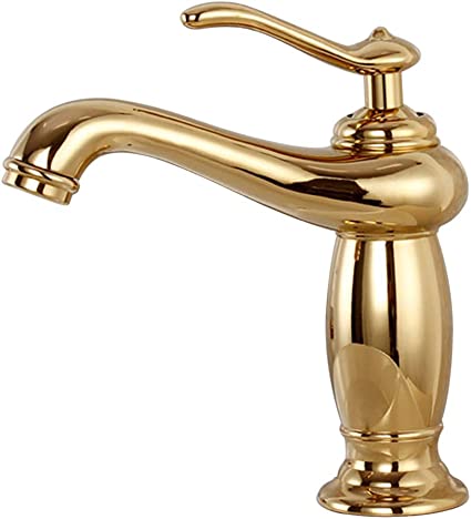 Grifo Lavabo Oro Viejo