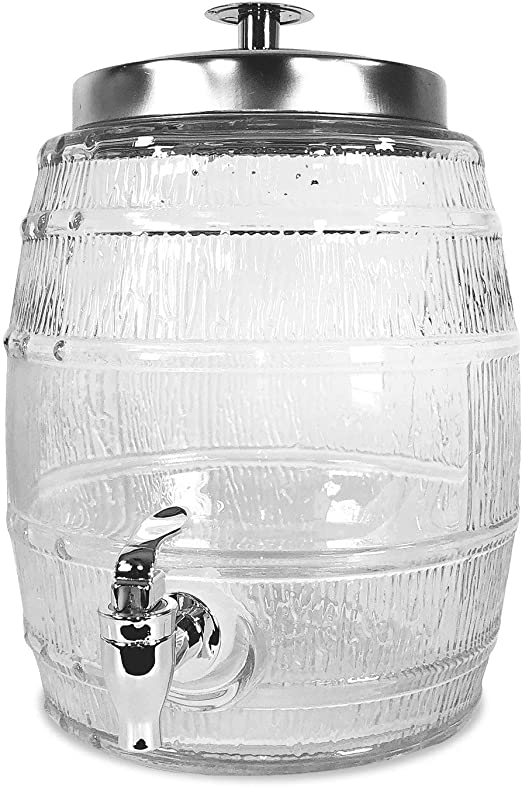 Barril Cristal Con Grifo