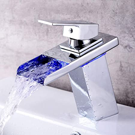 Grifo Cascada Con Luz
