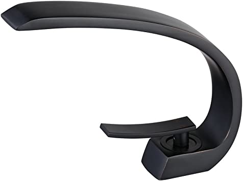 Grifo Lavabo Negro Roca