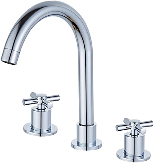 Grifo Lavabo Tres Orificios